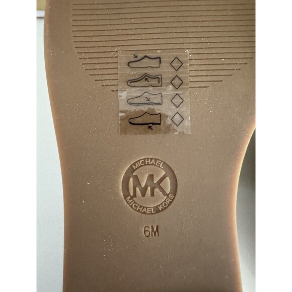 Michael Michael Kors Women's Sandals & Flip Flops Hayworth Slide Camel size 6M - Picture 11 of 13
